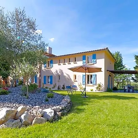 De Charme Climatise, Son Jacuzzi - Privatif Et La Piscine De La Maison Bleue Du Gers Frühstückspension Savignac-Mona